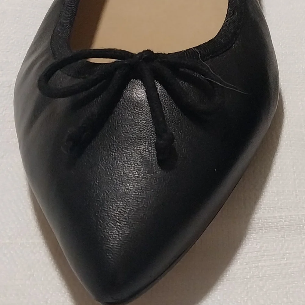 Talbots black leather